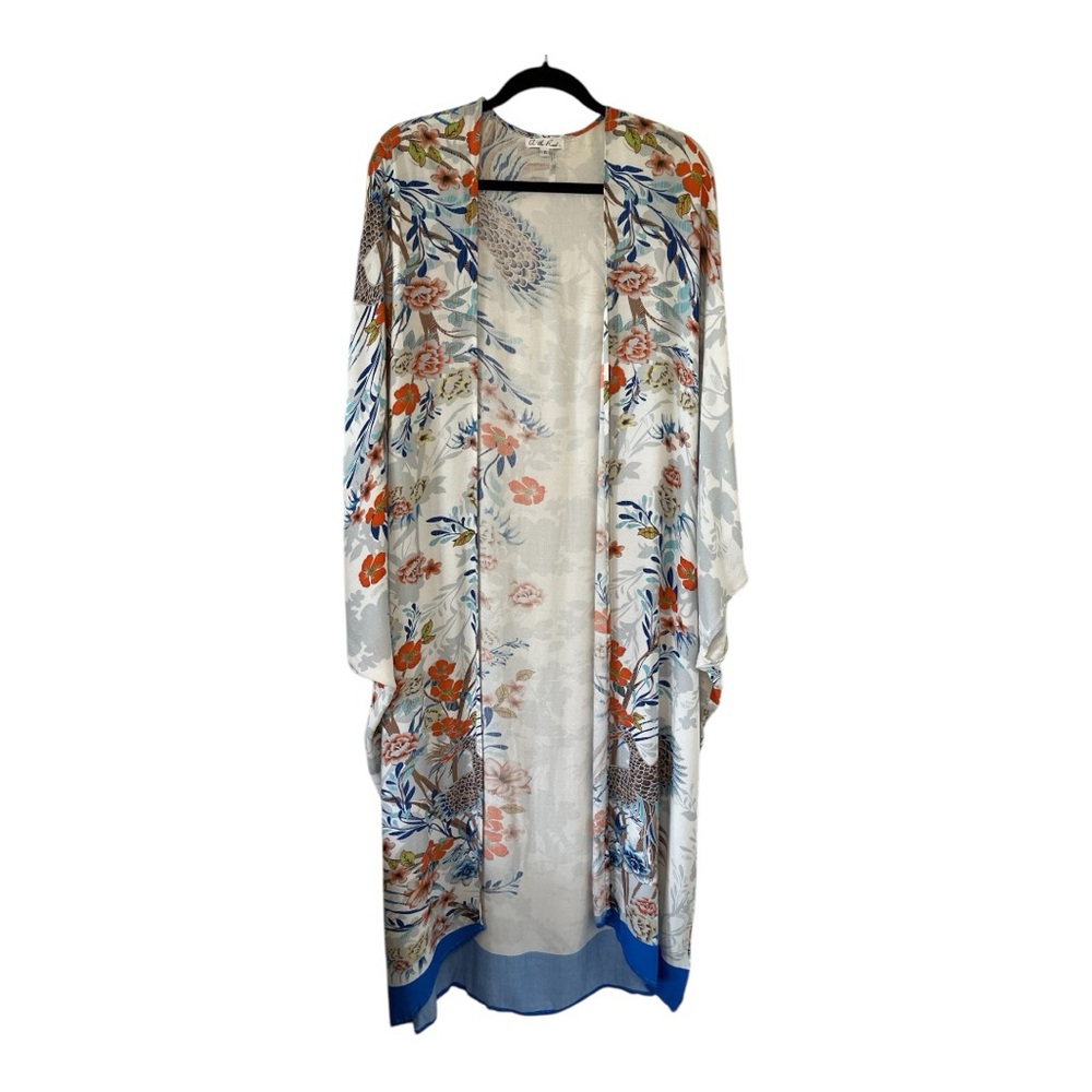 On The Road Floral Kimono Top - Multicolor